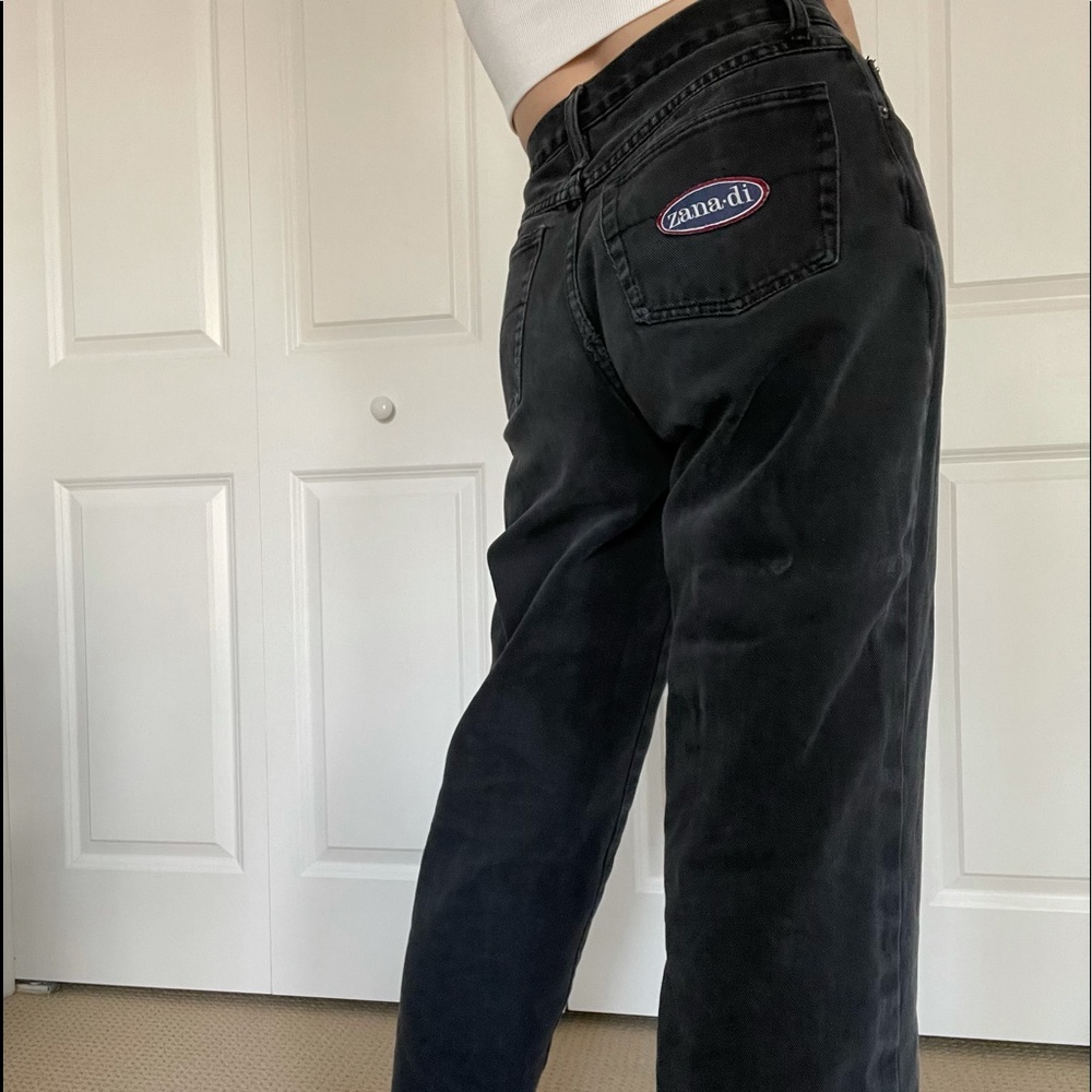 zana di | black wide leg jeans | 27